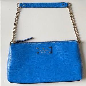 Kate Spade cobalt clutch